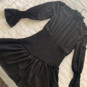 Black event dress